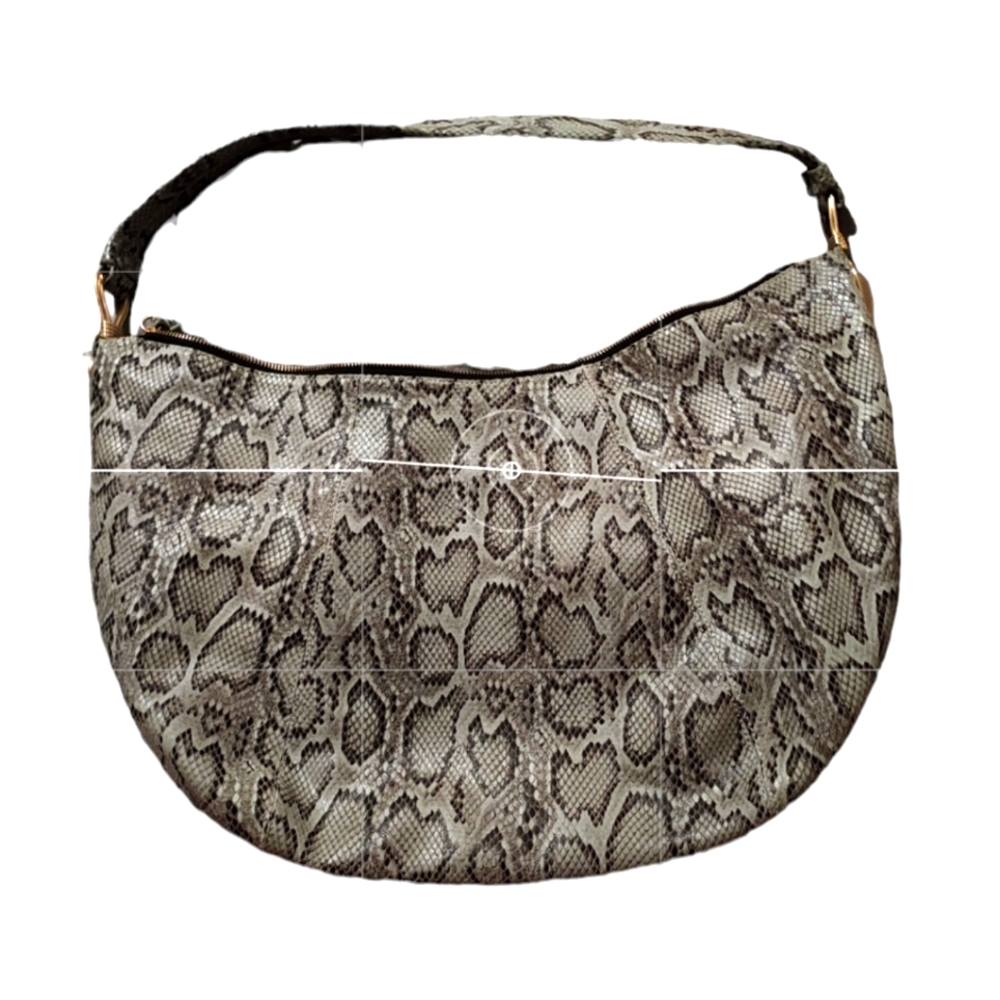 Foley + Corinna Dione Pink Python Hobo Leather  Handbag large